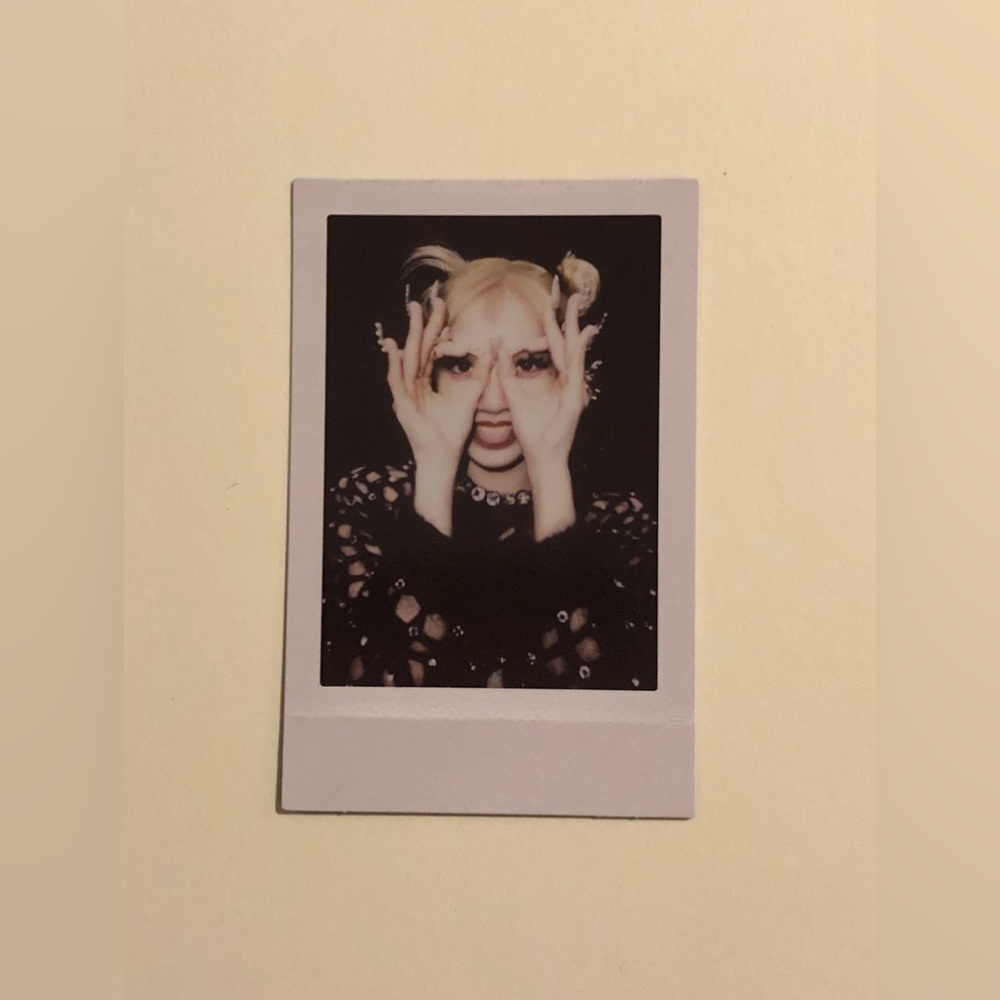 Blackpink Bornpink ALBUM POLAROID LISA BLACK VER